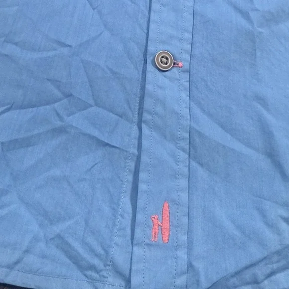 Johnnie-O Top Shelf Albin Men's‎ Large Long Sleeve Button Up Shirt – Laguna Blue